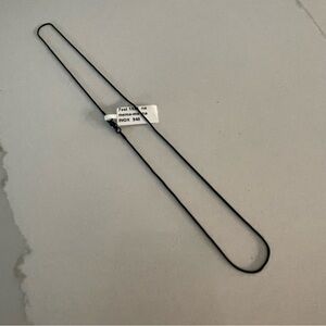 16" Stainless steel snake Black Chain Necklace